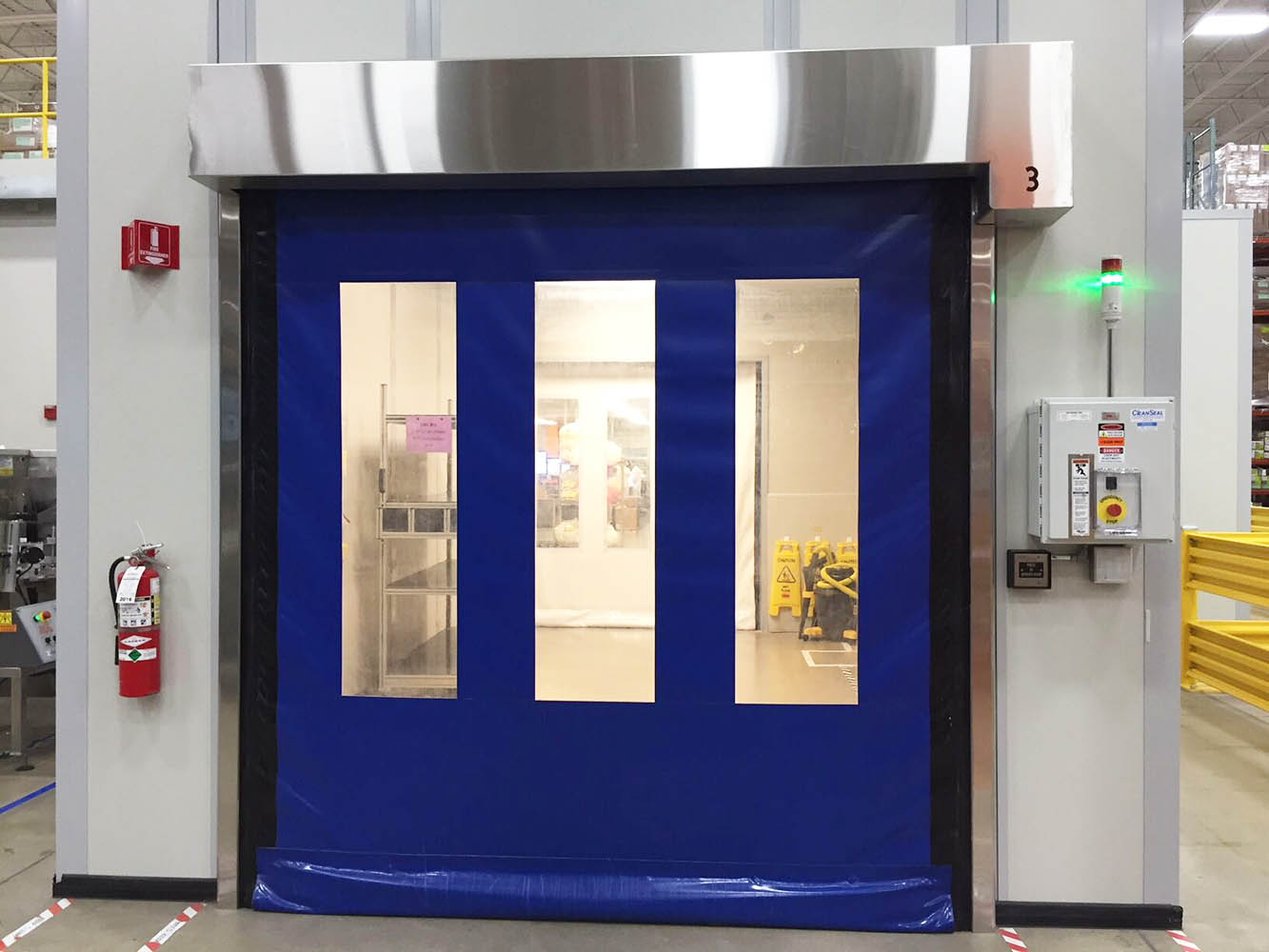 high speed security door